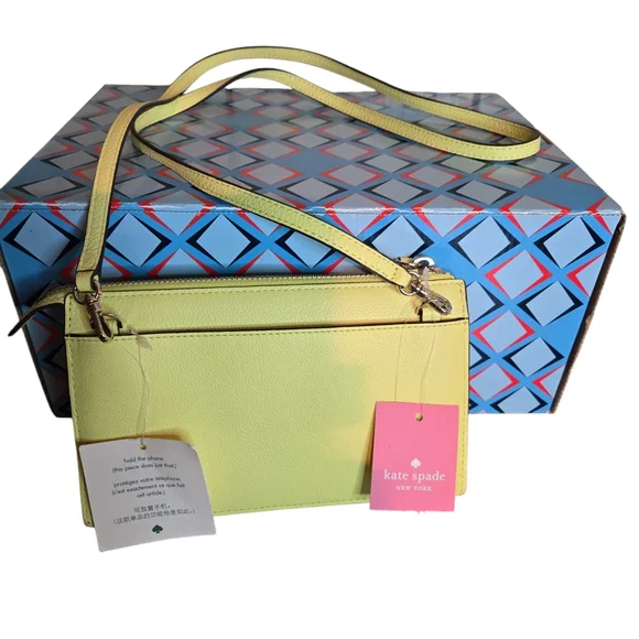 Kate Spade Jackson Small Tab Crossbody Limelight - Picture 4 of 10